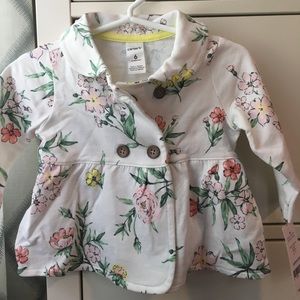 NWT Carter’s Floral Jacket